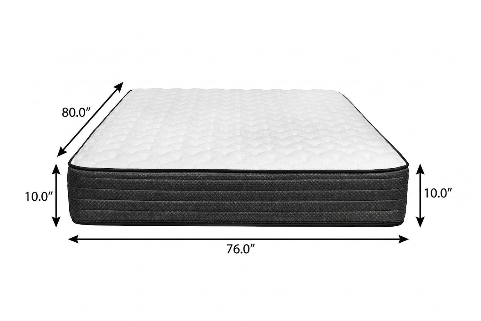 10" King Foam Medium Hybrid Mattress