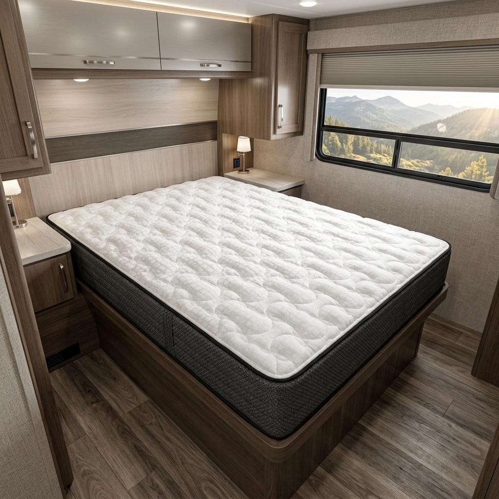 10" RV King 72 x 80 Foam Medium Hybrid Mattress