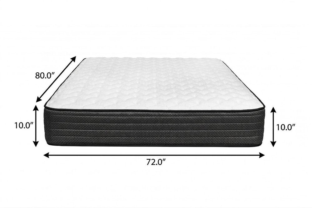 10" Twin Foam Medium Hybrid Mattress