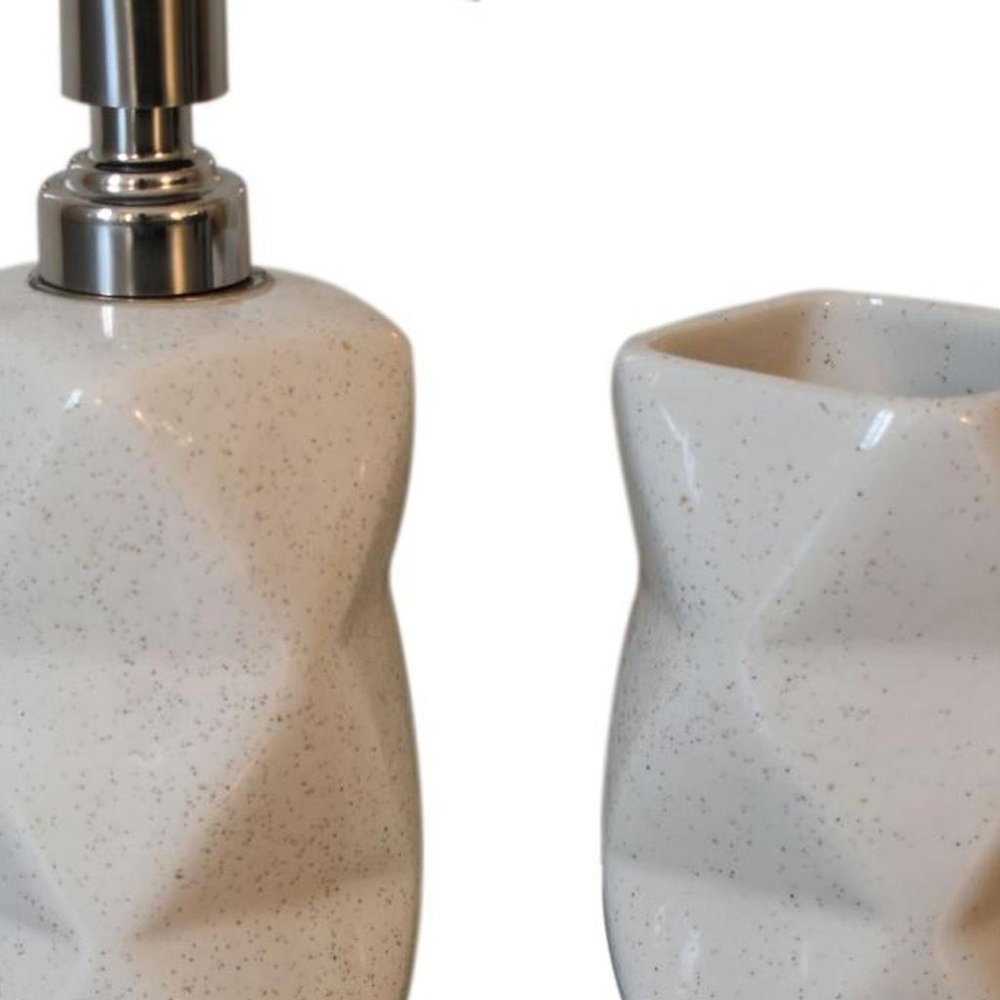 White Marble Three Chamber