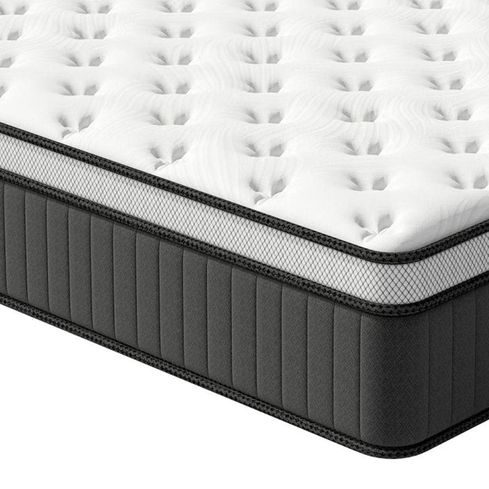 12" Full Double Memory Foam Medium Euro Top Hybrid Mattress