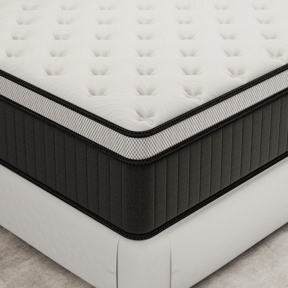 14" Twin Memory Foam Medium Euro Top Hybrid Mattress