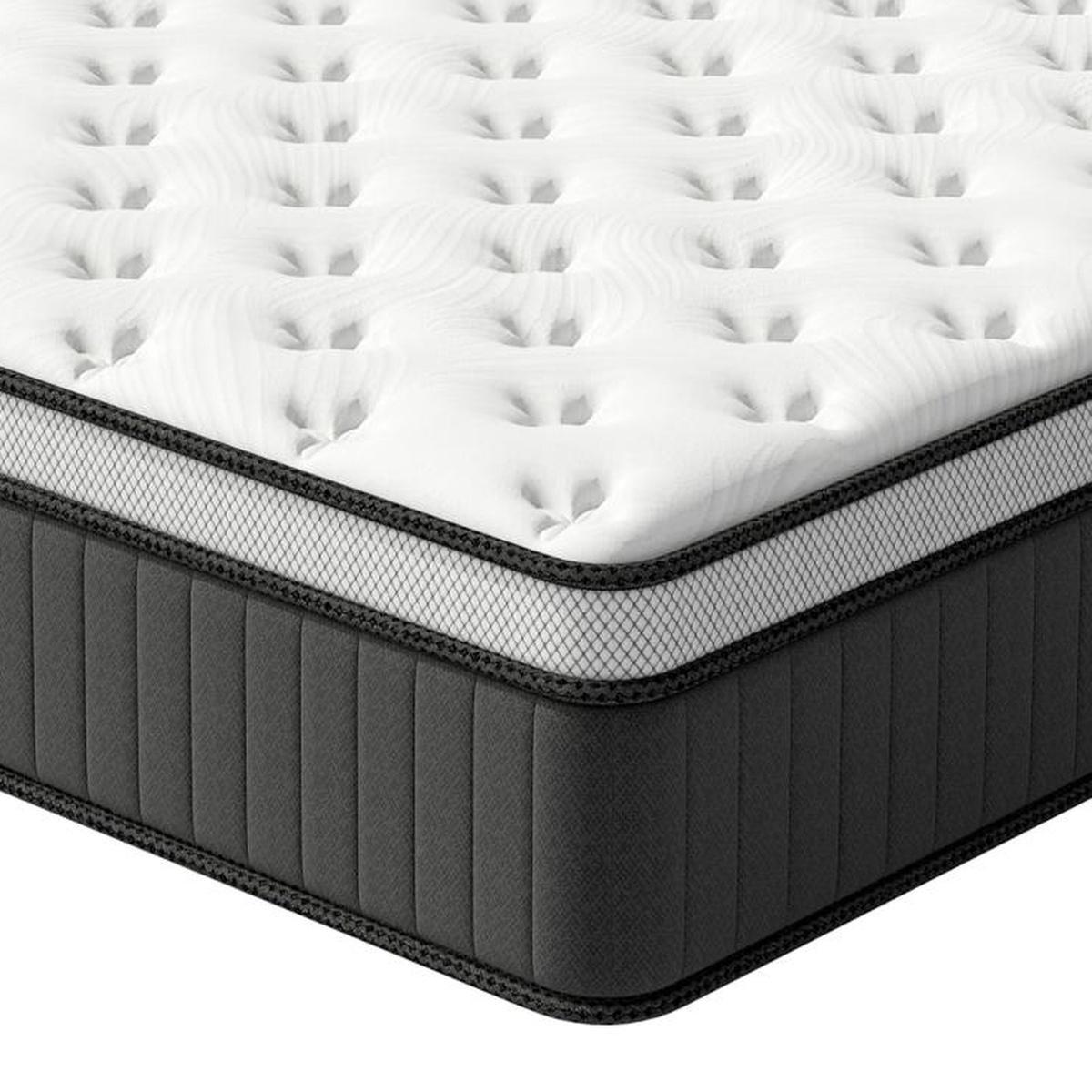 14" King Memory Foam Medium Euro Top Hybrid Mattress