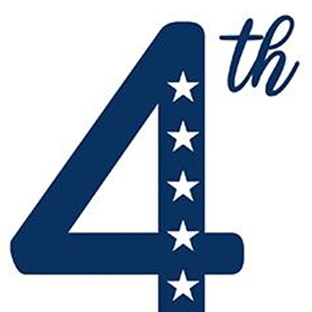 47" Red White And Blue Solid Wood Happy July 4th Porch Sign