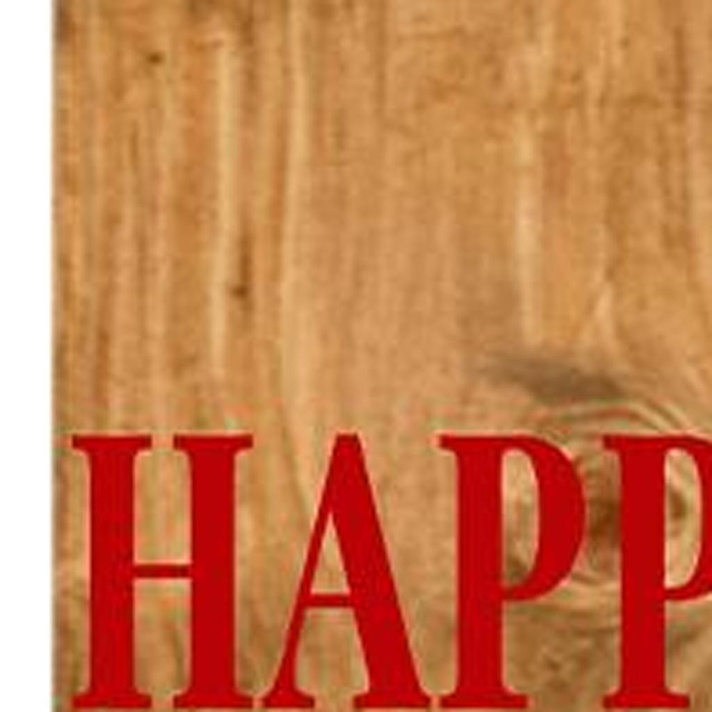 47" Natural Red White And Blue Solid Wood Happy July 4th Porch Sign