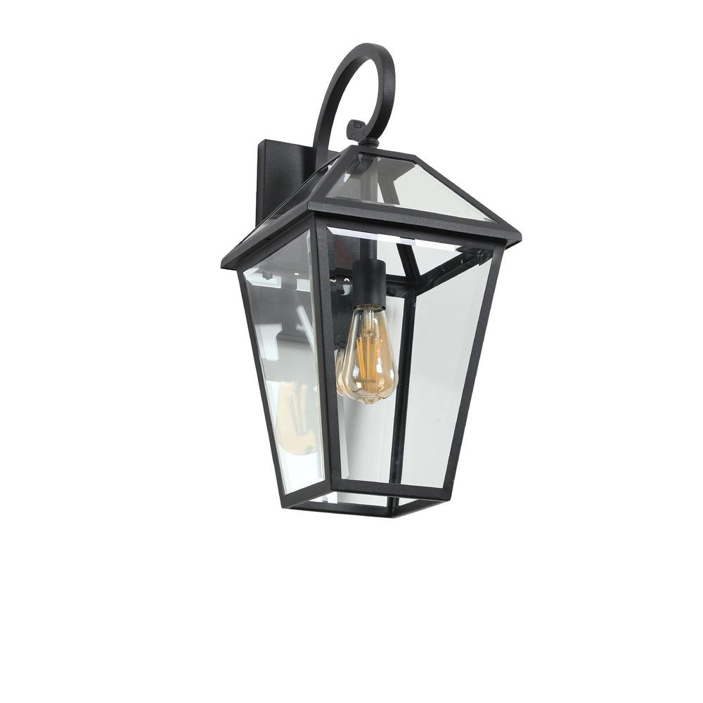 Black Transparent Outdoor Hanging Light