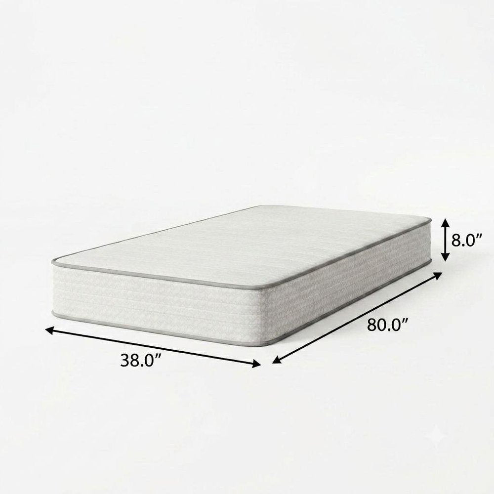 8" Twin XL Foam Medium Hybrid Mattress