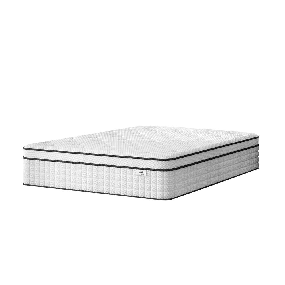 10" Full Double Gel Memory Foam Medium Check Hybrid Mattress