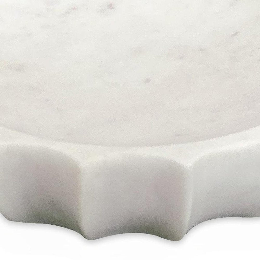 2" Cream Marble Decorative Bowl