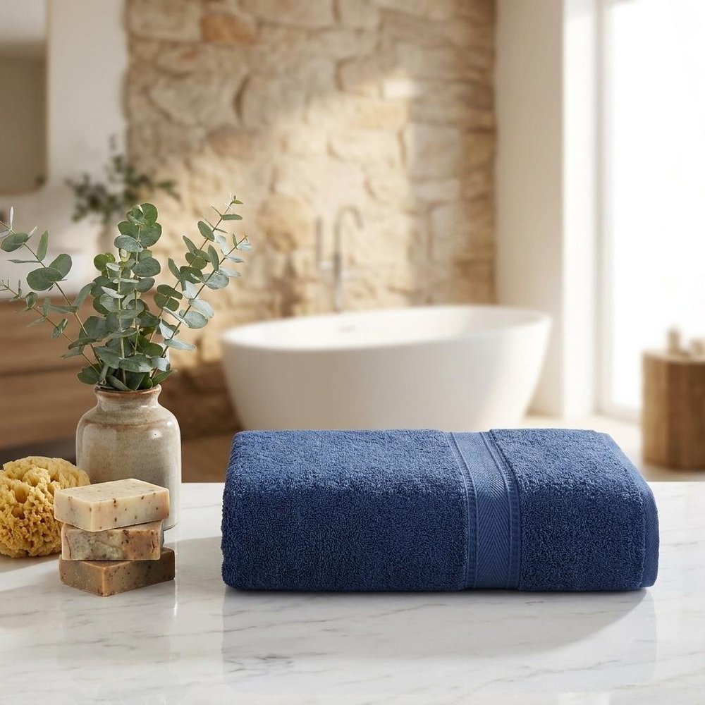 White Turkish Cotton 40" X 60" Bath Sheet