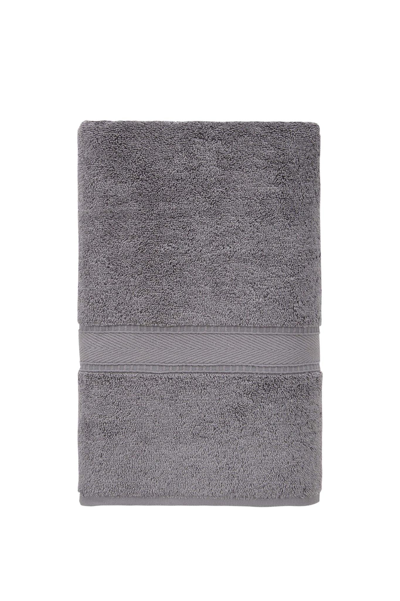 Dark Gray Turkish Cotton 40" X 60" Bath Sheet
