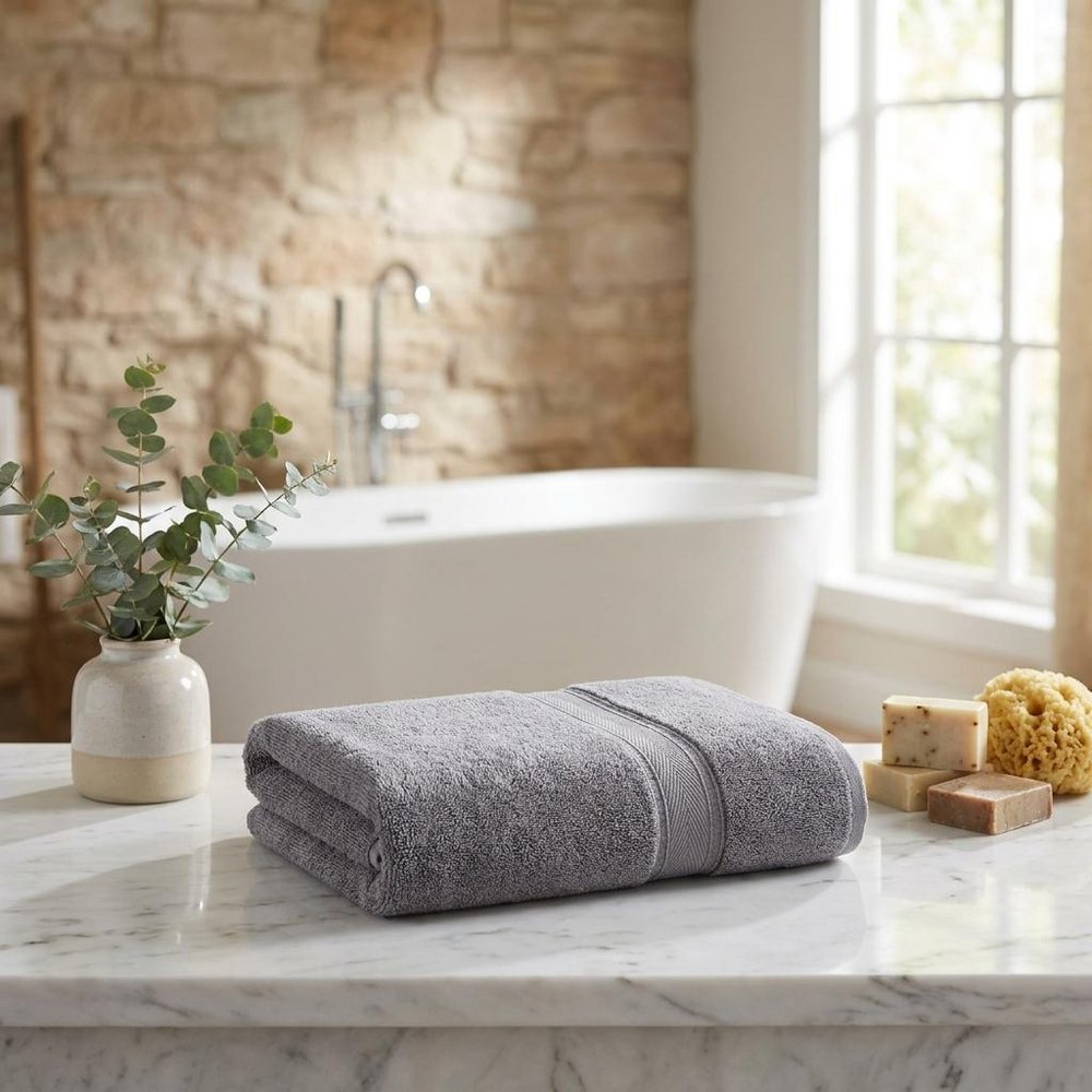 White Turkish Cotton 40" X 60" Bath Sheet