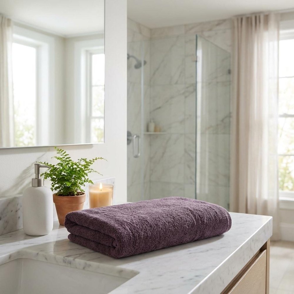 White Turkish Cotton 40" X 70" Bath Sheet