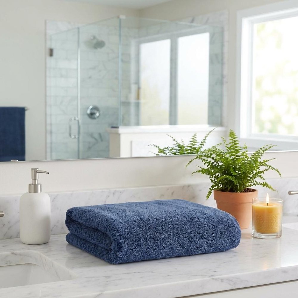 White Turkish Cotton 40" X 70" Bath Sheet
