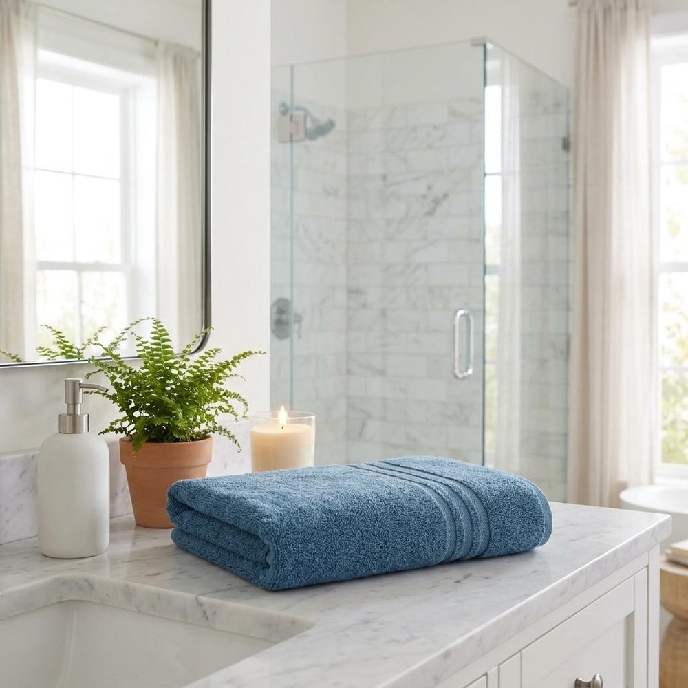 White Turkish Cotton 35" X 66" Bath Sheet