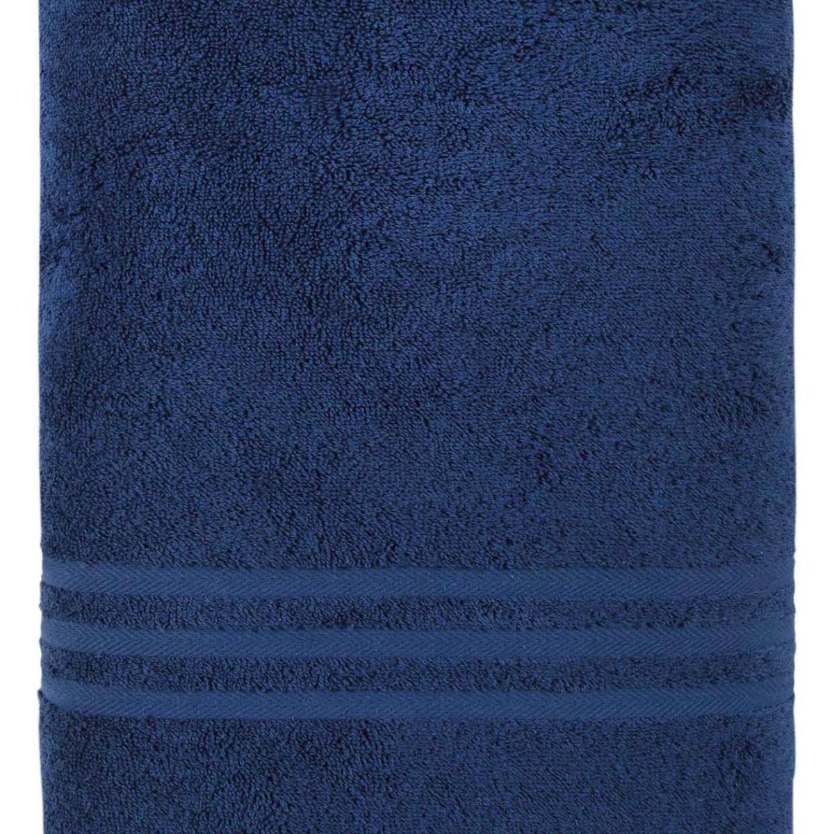 Navy Blue Turkish Cotton 35" X 66" Bath Sheet