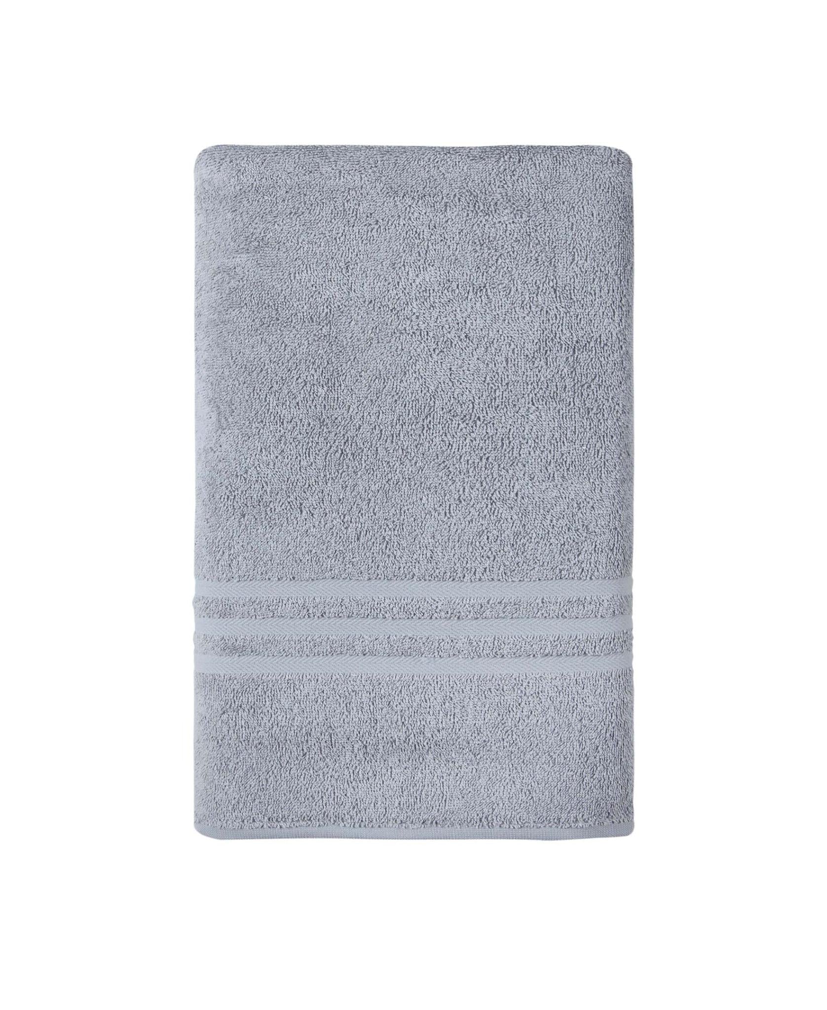 Light Gray Turkish Cotton 35" X 66" Bath Sheet
