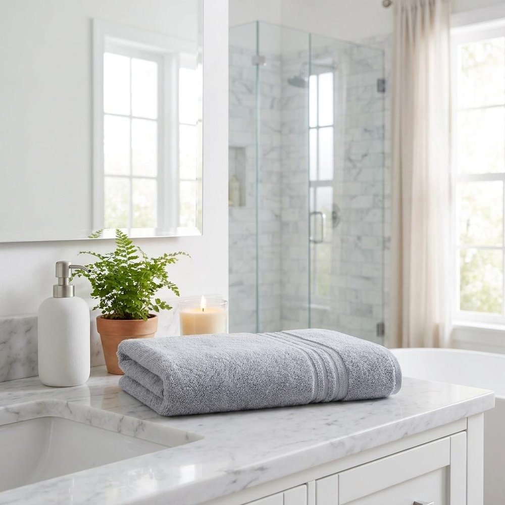 White Turkish Cotton 35" X 66" Bath Sheet