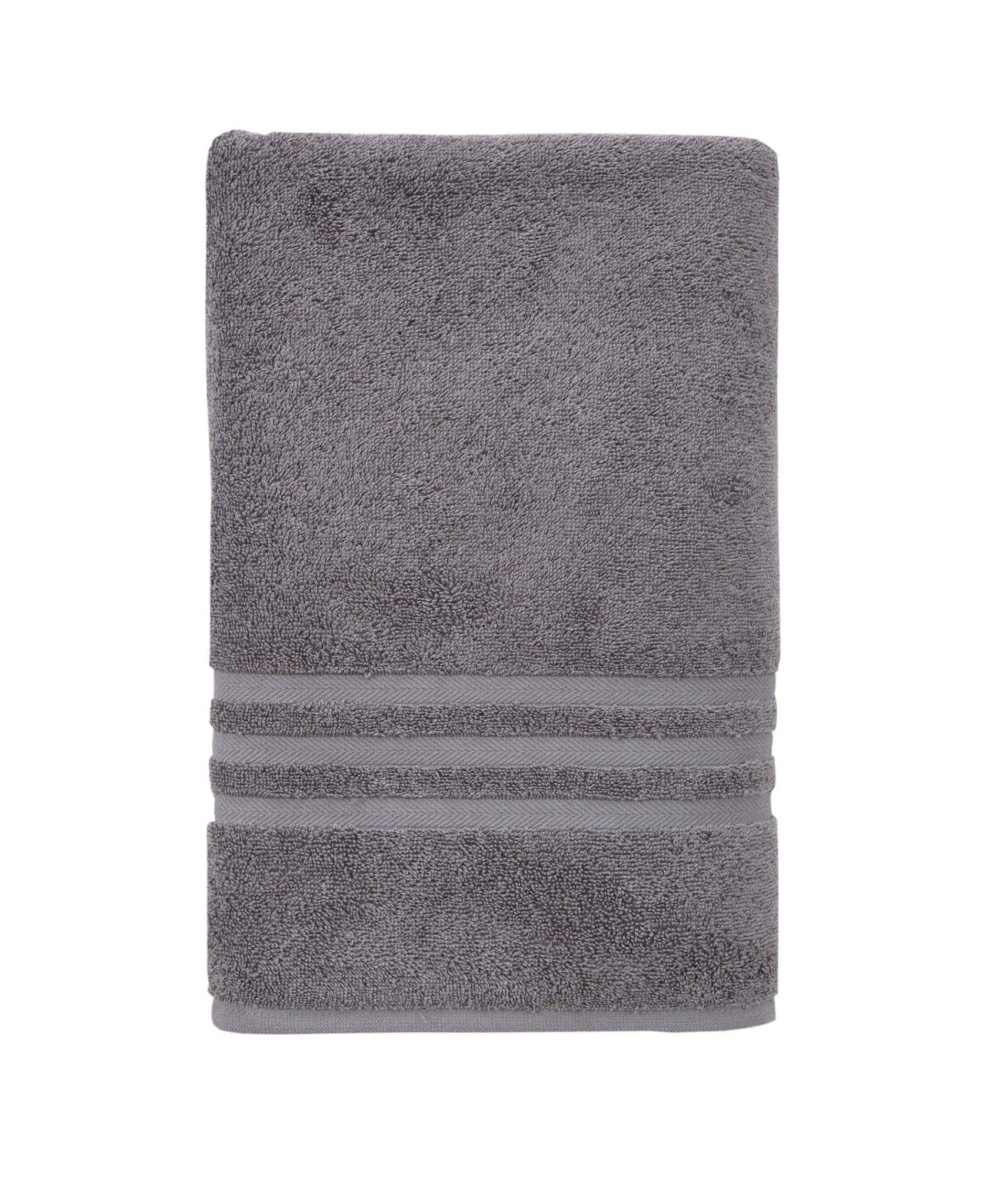 Dark Gray Turkish Cotton 35" X 66" Bath Sheet