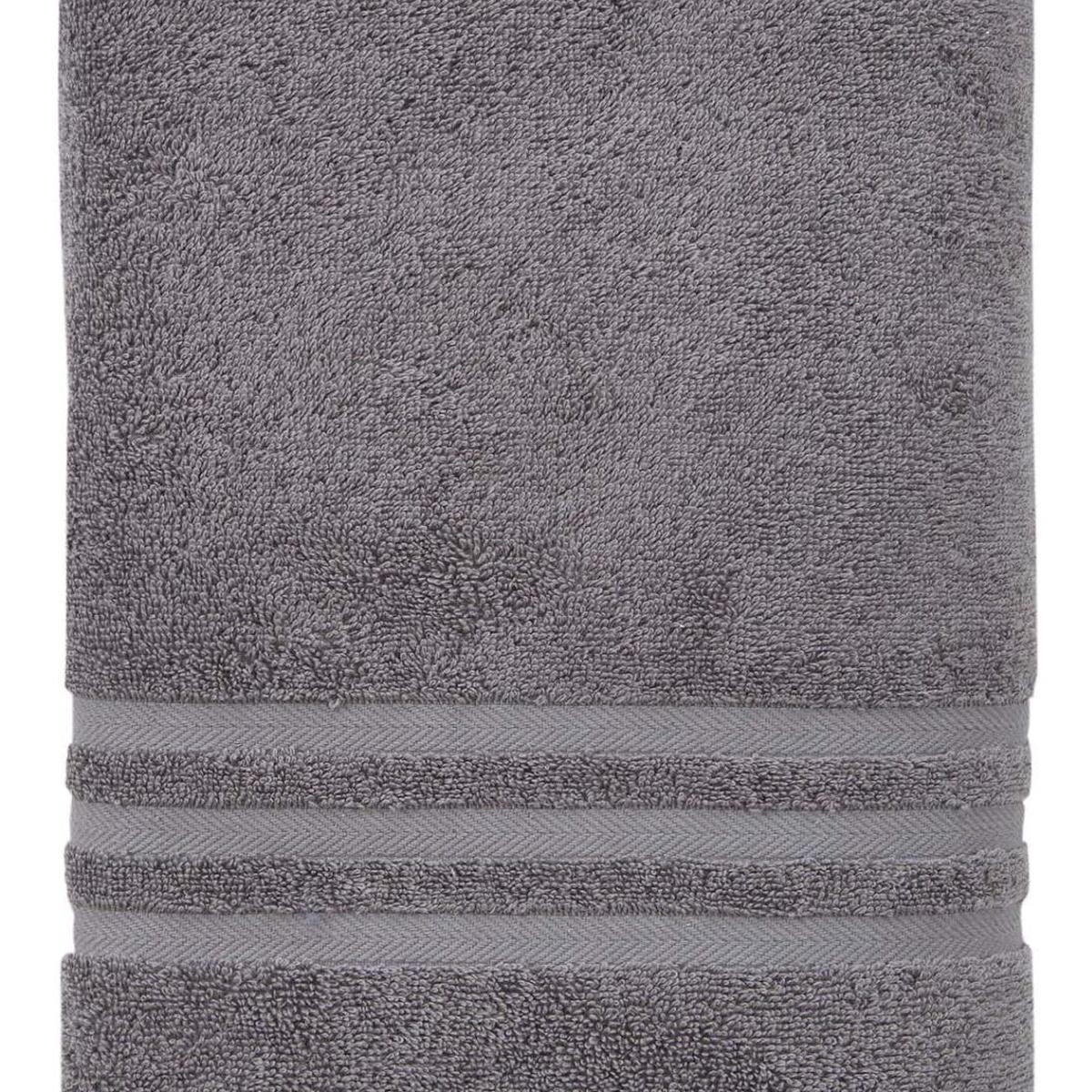 Dark Gray Turkish Cotton 35" X 66" Bath Sheet