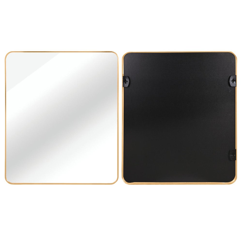 36" Black Aluminum Framed Bathroom Vanity Mirror