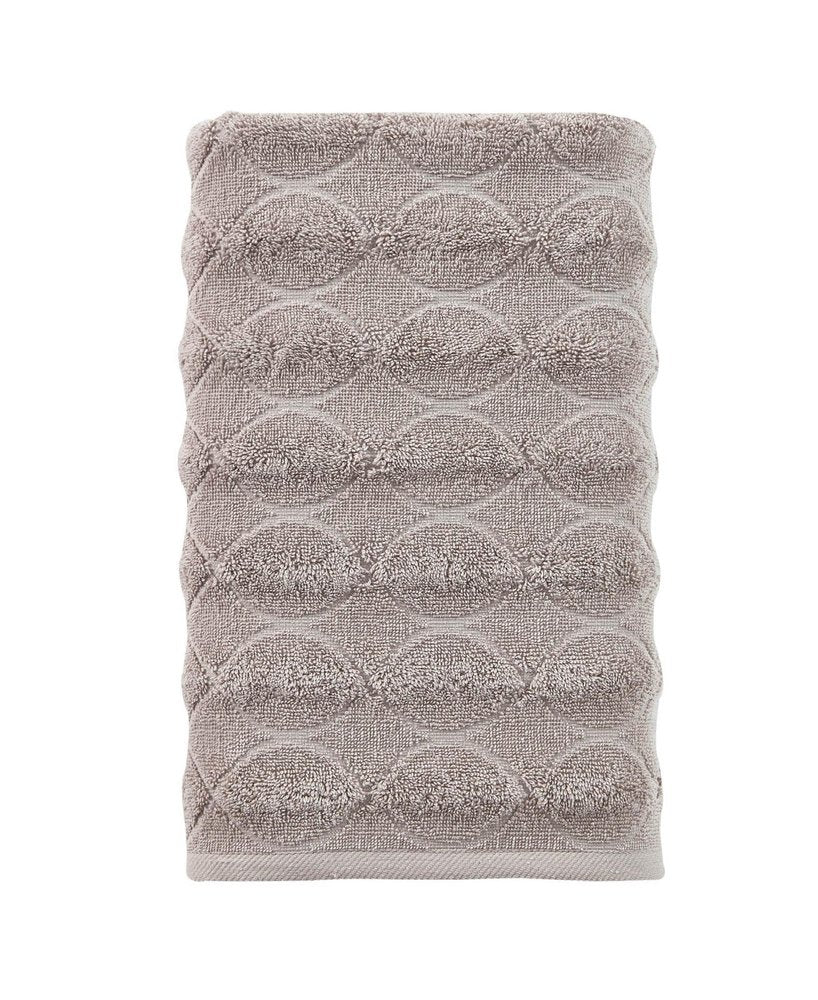 White Jacquard Turkish Cotton 27" X 54" Bath Towel