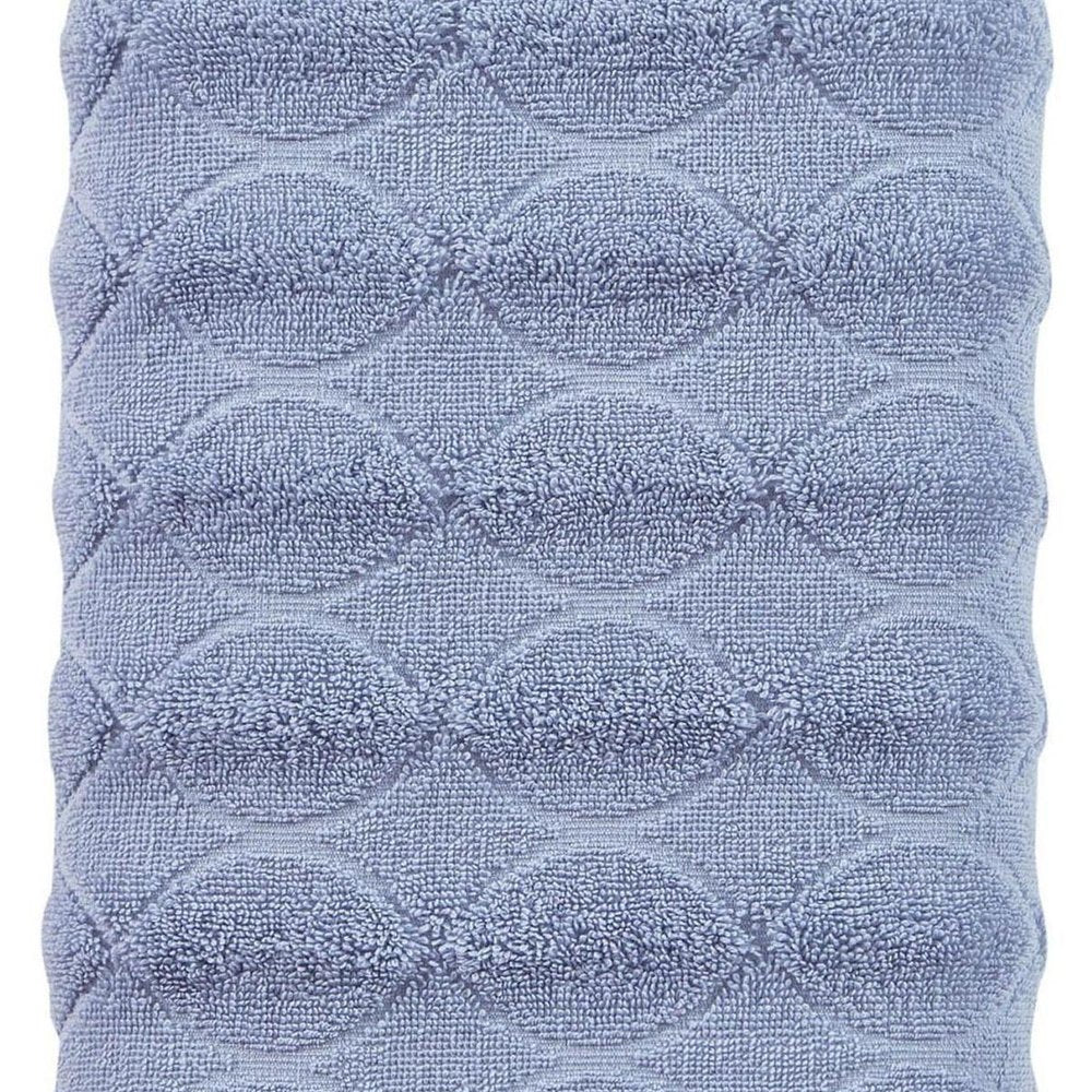 White Jacquard Turkish Cotton 27" X 54" Bath Towel