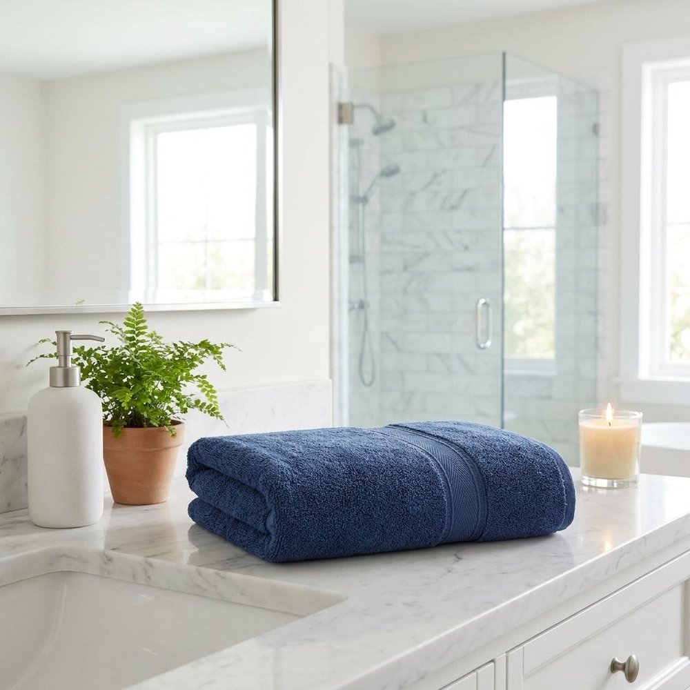 White Turkish Cotton 27" X 54" Bath Towel