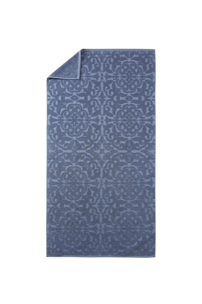 Light Brown Turkish Cotton 27" X 54" Damask Bath Towel
