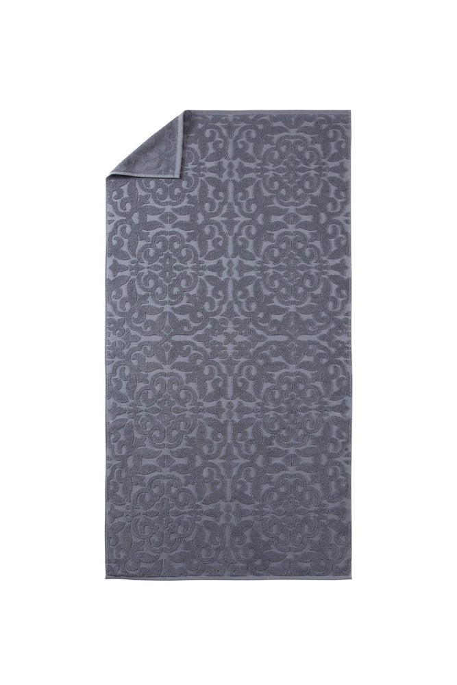 Light Brown Turkish Cotton 27" X 54" Damask Bath Towel