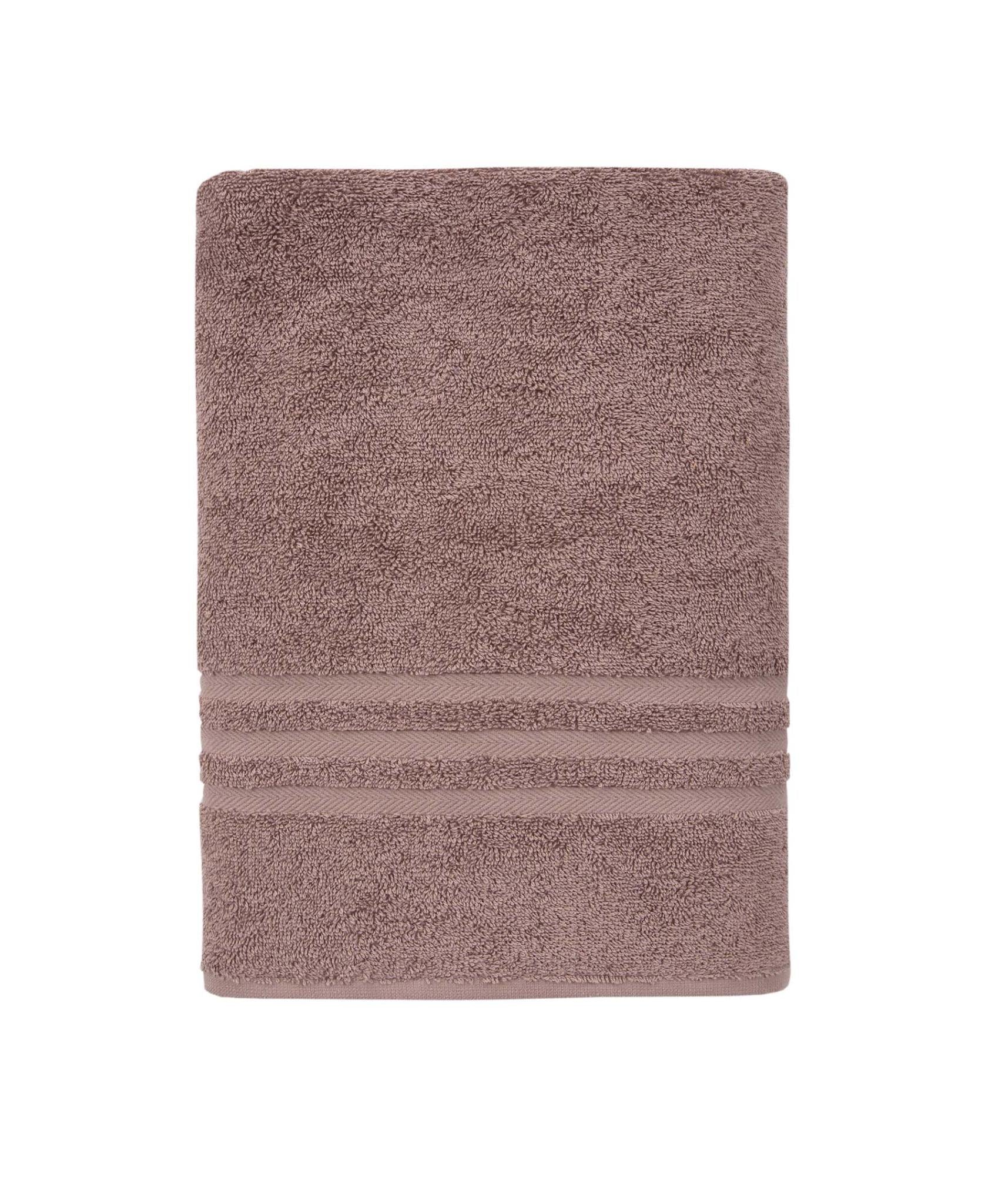 Light Brown Turkish Cotton 27" X 54" Bath Towel