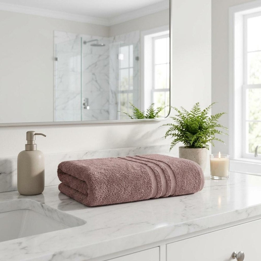 White Turkish Cotton 27" X 54" Bath Towel