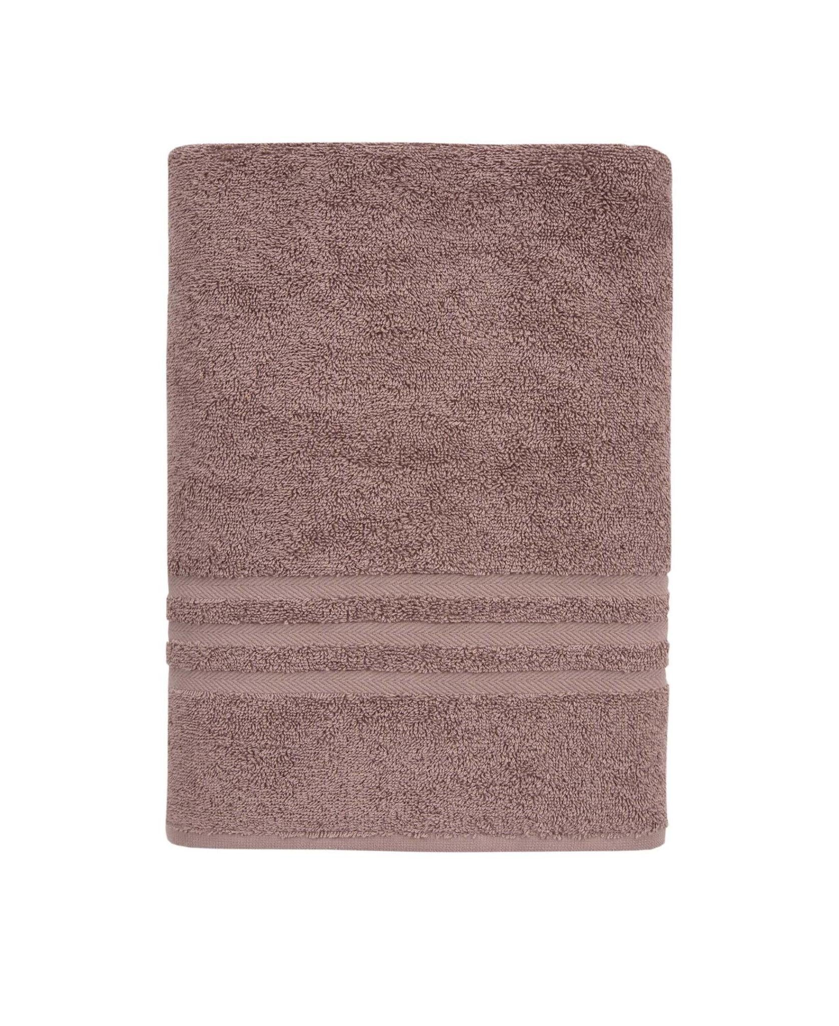 Light Brown Turkish Cotton 27" X 54" Bath Towel
