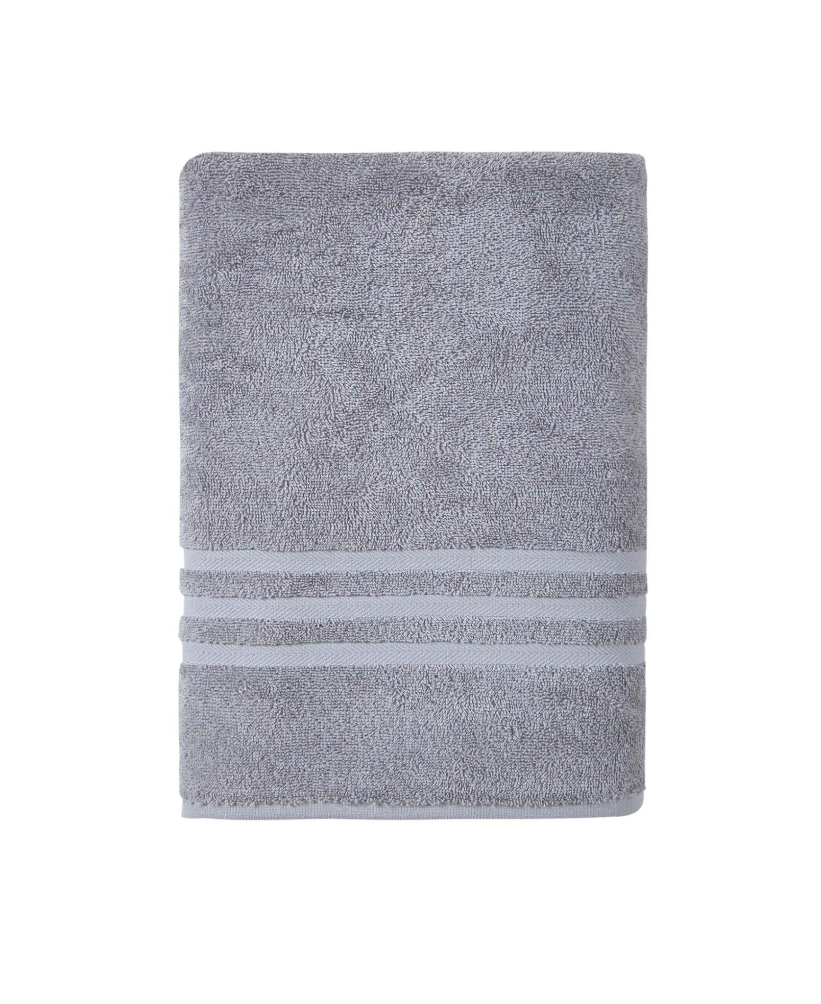 Light Gray Turkish Cotton 27" X 54" Bath Towel
