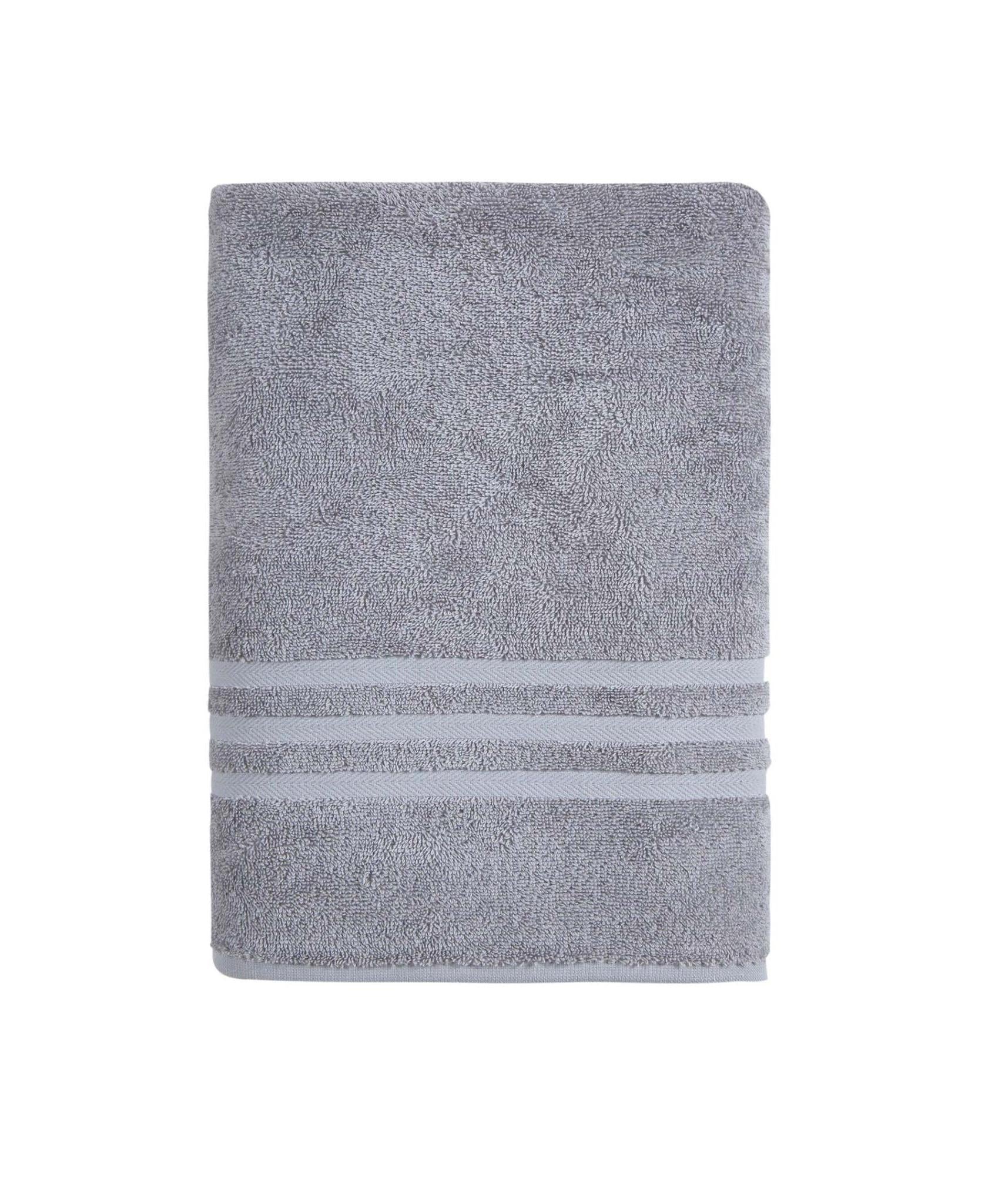 Light Gray Turkish Cotton 27" X 54" Bath Towel