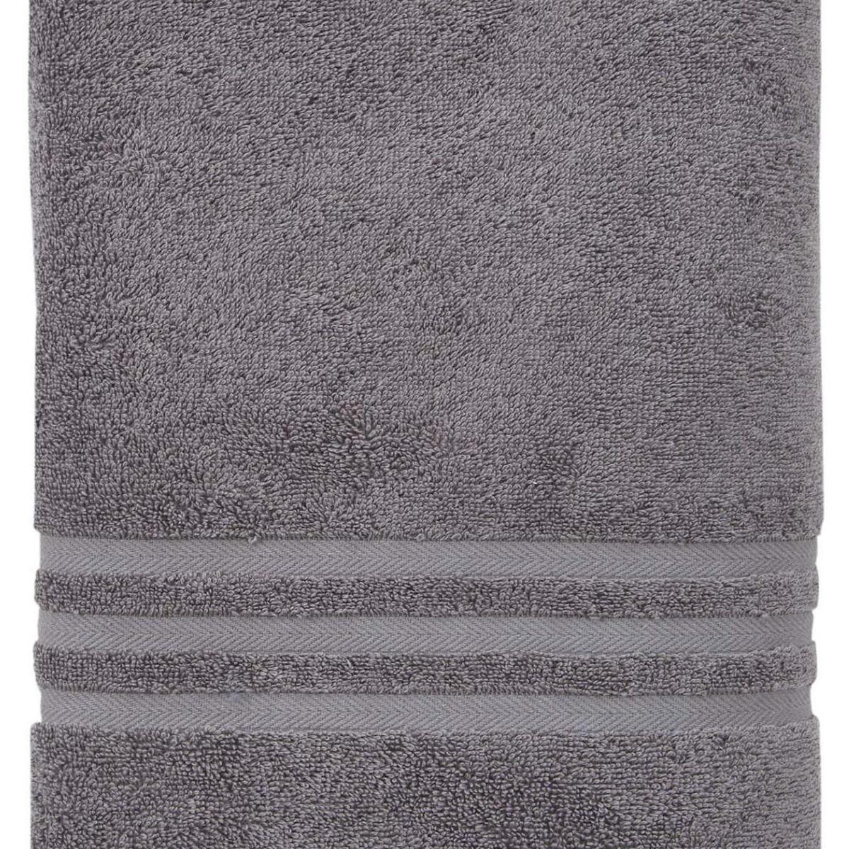 Dark Gray Turkish Cotton 27" X 54" Bath Towel