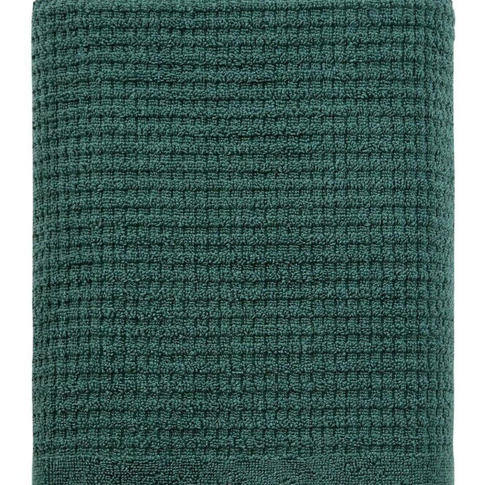 White Turkish Cotton 27" X 54" Checkered Bath Towel