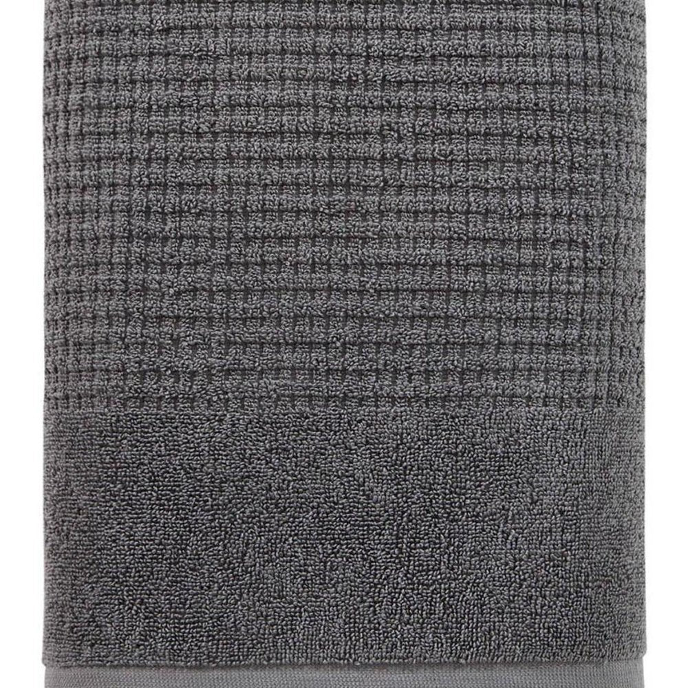 White Turkish Cotton 27" X 54" Checkered Bath Towel