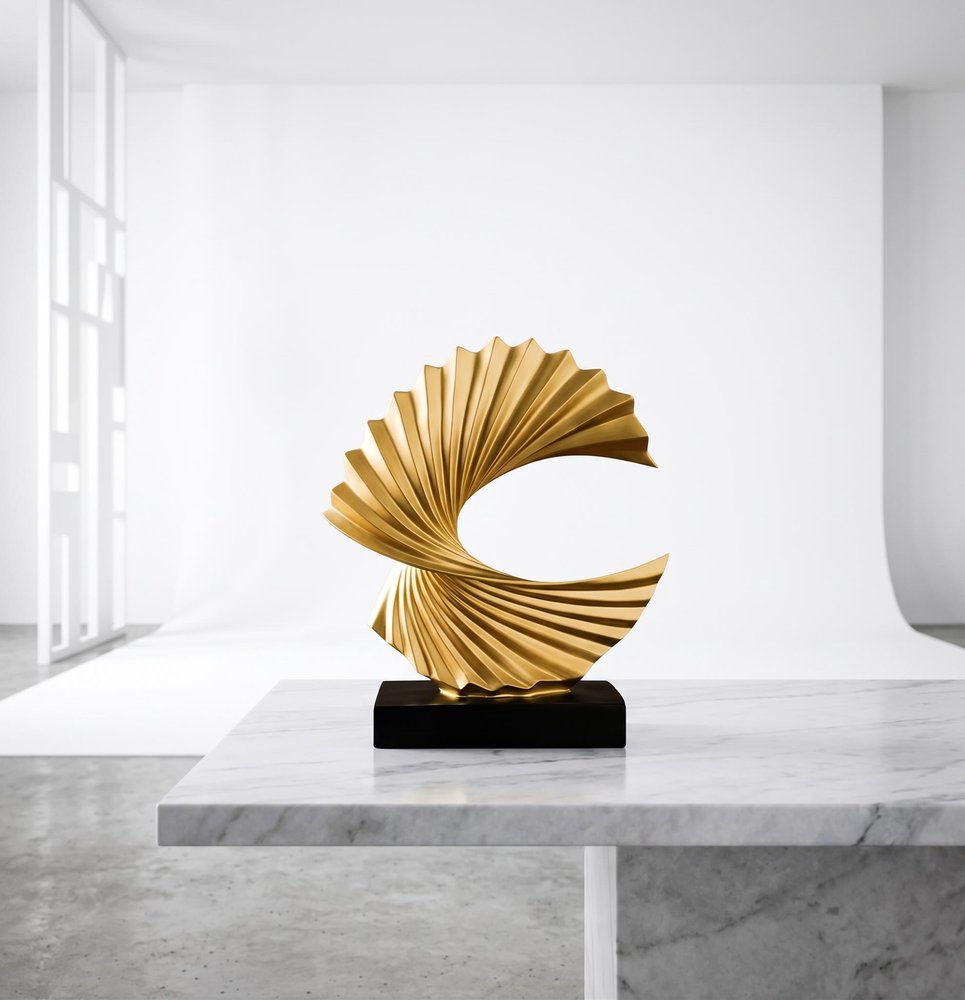 11" Gold Resin Figurine