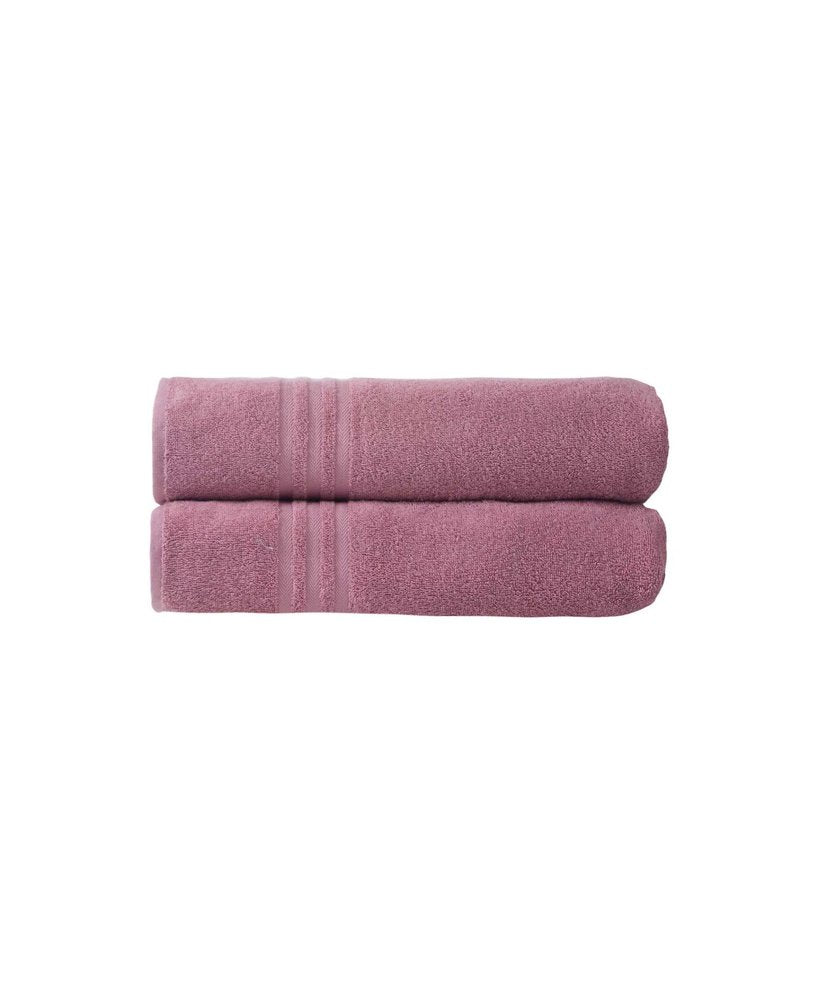 Set of Two White Turkish Cotton 35" X 66" Bath Sheet