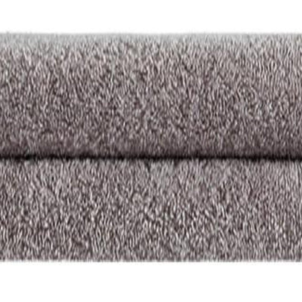 Set of Two Light Brown Turkish Cotton 27" X 54" Bath Towels