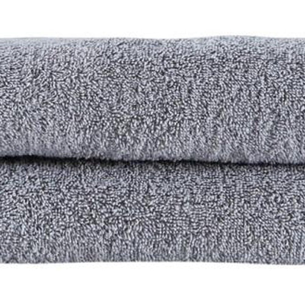 Set of Two White Turkish Cotton 27" X 54" Bath Towels