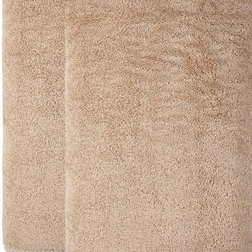 Set of Two White Turkish Cotton 40" X 70" Bath Sheet