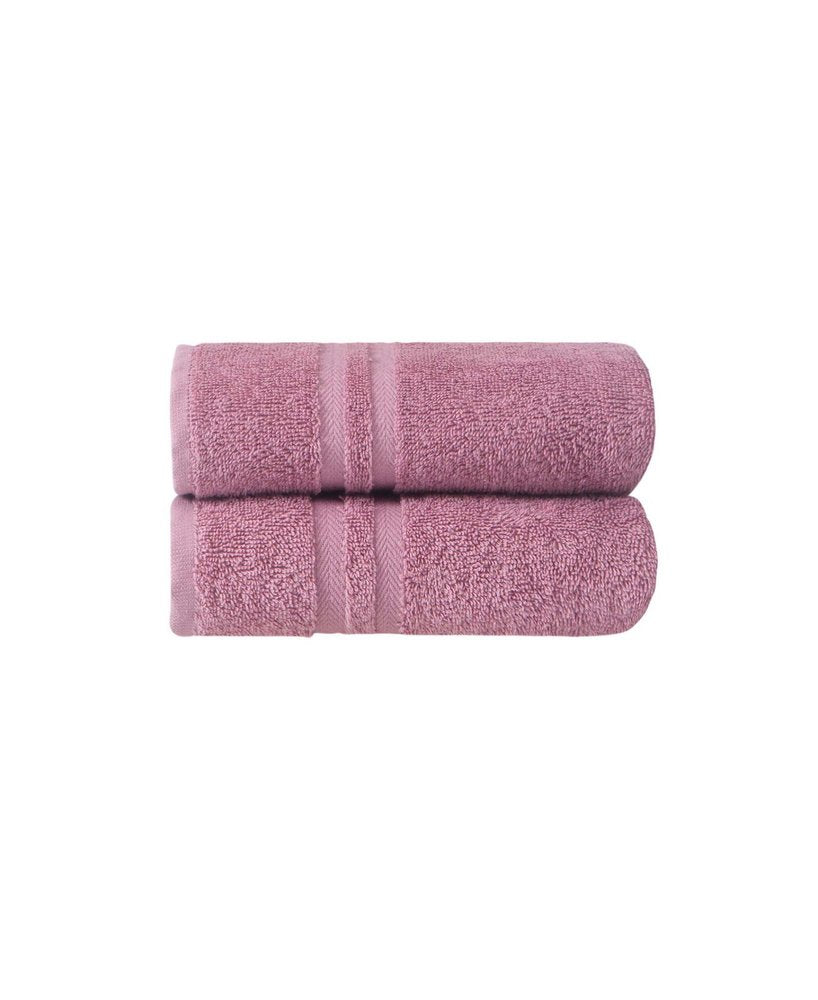 Set of Two White Turkish Cotton 16" X 30" Hand Towels