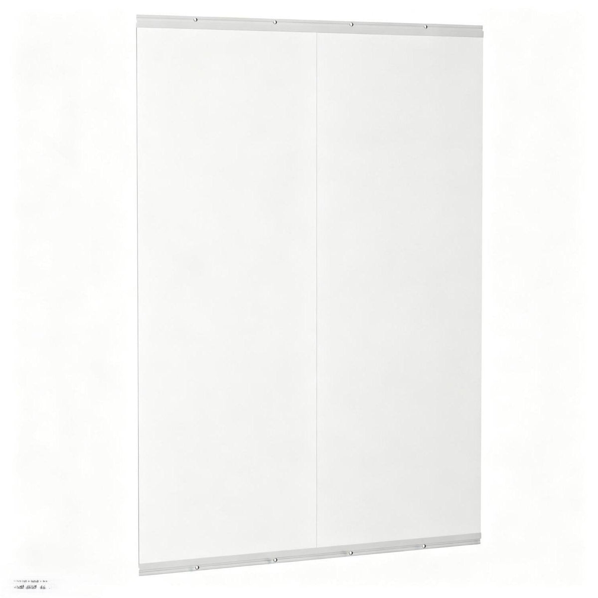 Set of Two 71" X 32" Frameless Work Out Mirrors