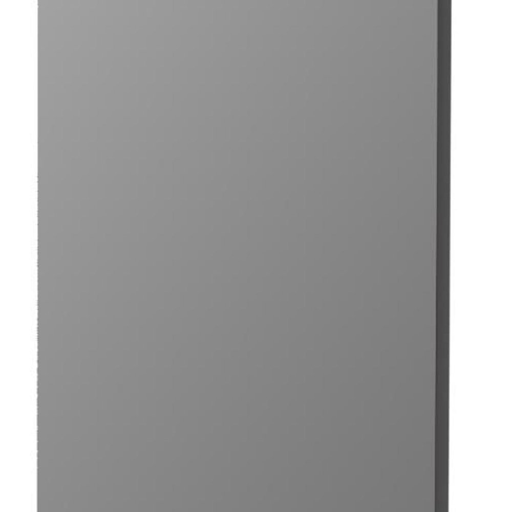 47" Black Aluminum Wall Mounted And Over The Door Framed Full Length Hanging Mirror
