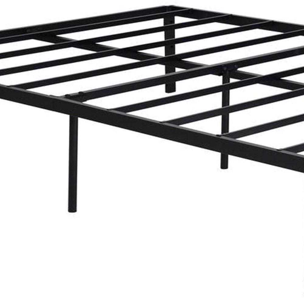 Black Steel Full Bed Frame