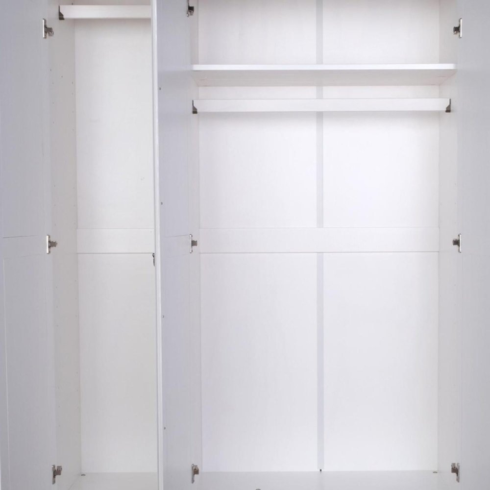 74" Coffee Solid Wood Mirrored Three Door Combo Dresser