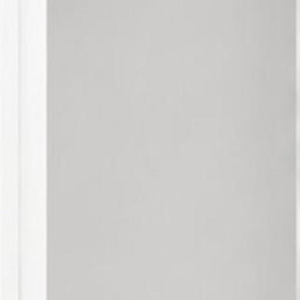 72" White Solid Wood Mirrored Two Door Combo Dresser