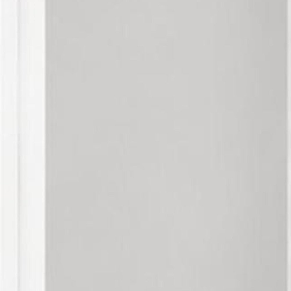 72" White Solid Wood Mirrored Two Door Combo Dresser